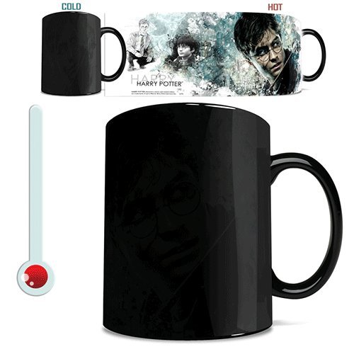Harry Potter Morphing Mug - Heat Activated Color Changing Ceramic Coffee Cup with Harry Design - Perfect for Gifts, Collectors & Harry Potter Fans - Great for Home, Office & Magic Themed Parties