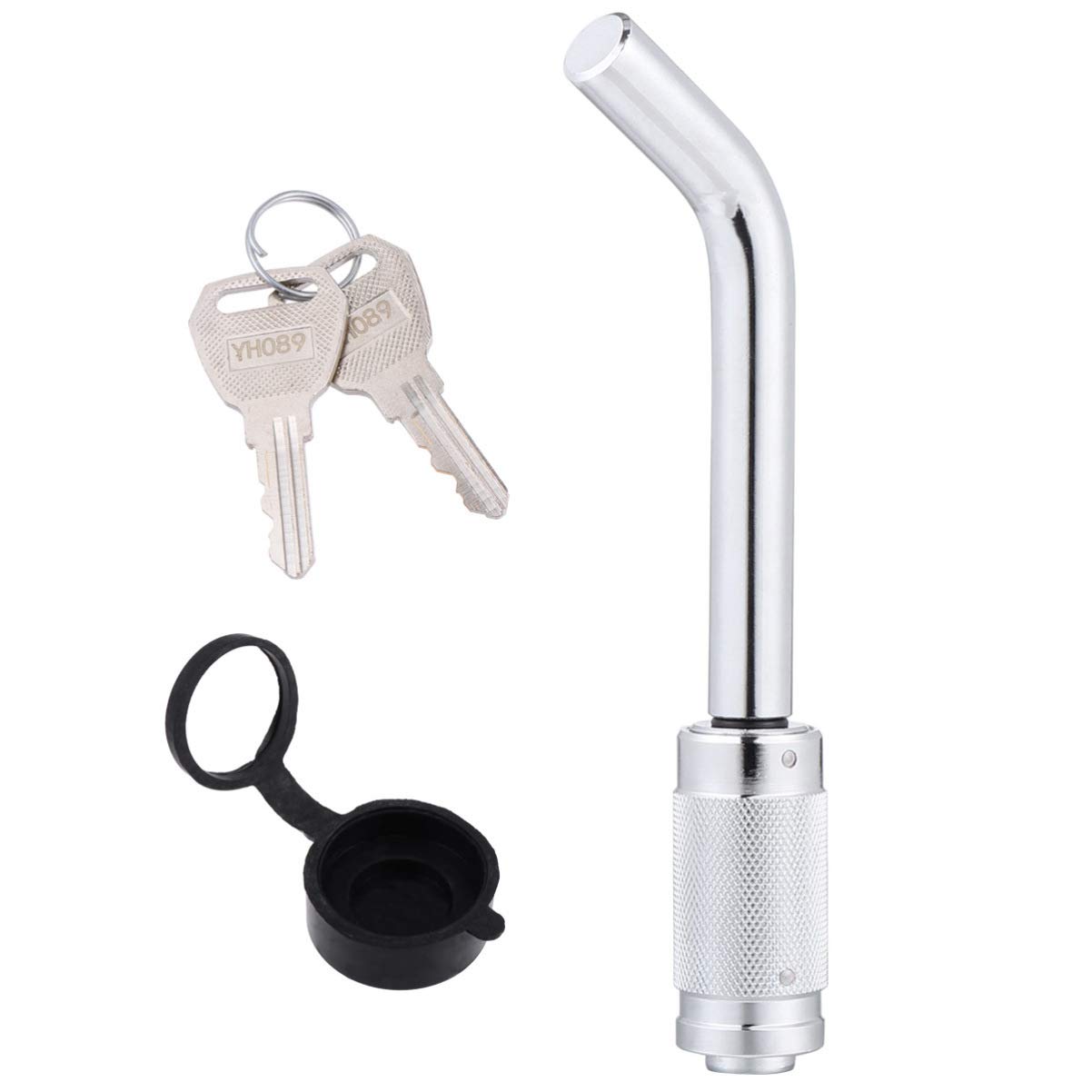 Garneck Heavy Duty Trailer Lock - High Security Iron Car Lock for Travel & Transport - Perfect for Trailers, RVs, Boats, and Storage Security