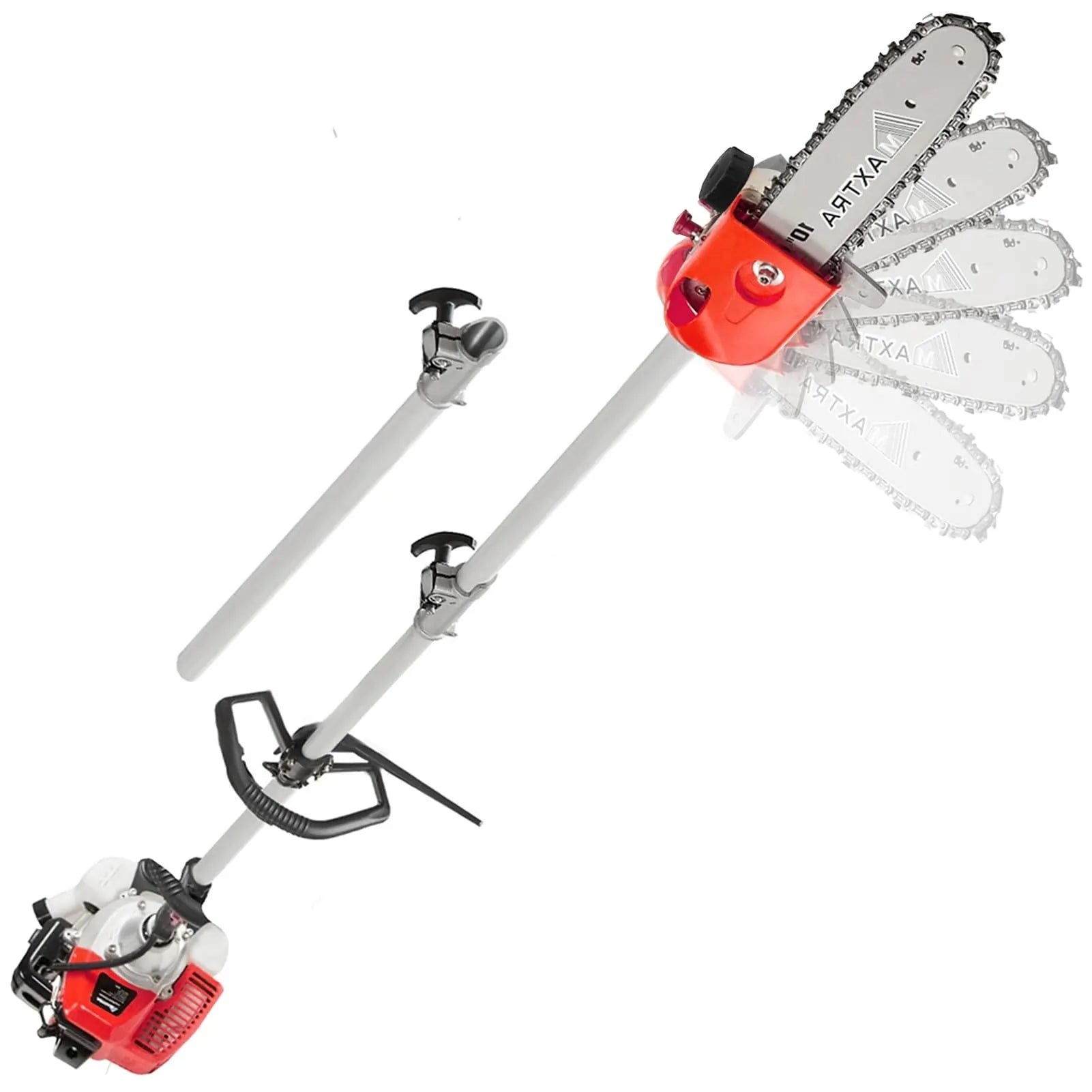 MAXTRA Gas Pole Chainsaw Hedge Trimmer - 20 Inch Cordless Tree Trimmer with 2-Cycle Engine for Professional Landscaping, Tree Pruning & Yard Maintenance | Perfect for Garden, Farm & DIY Projects