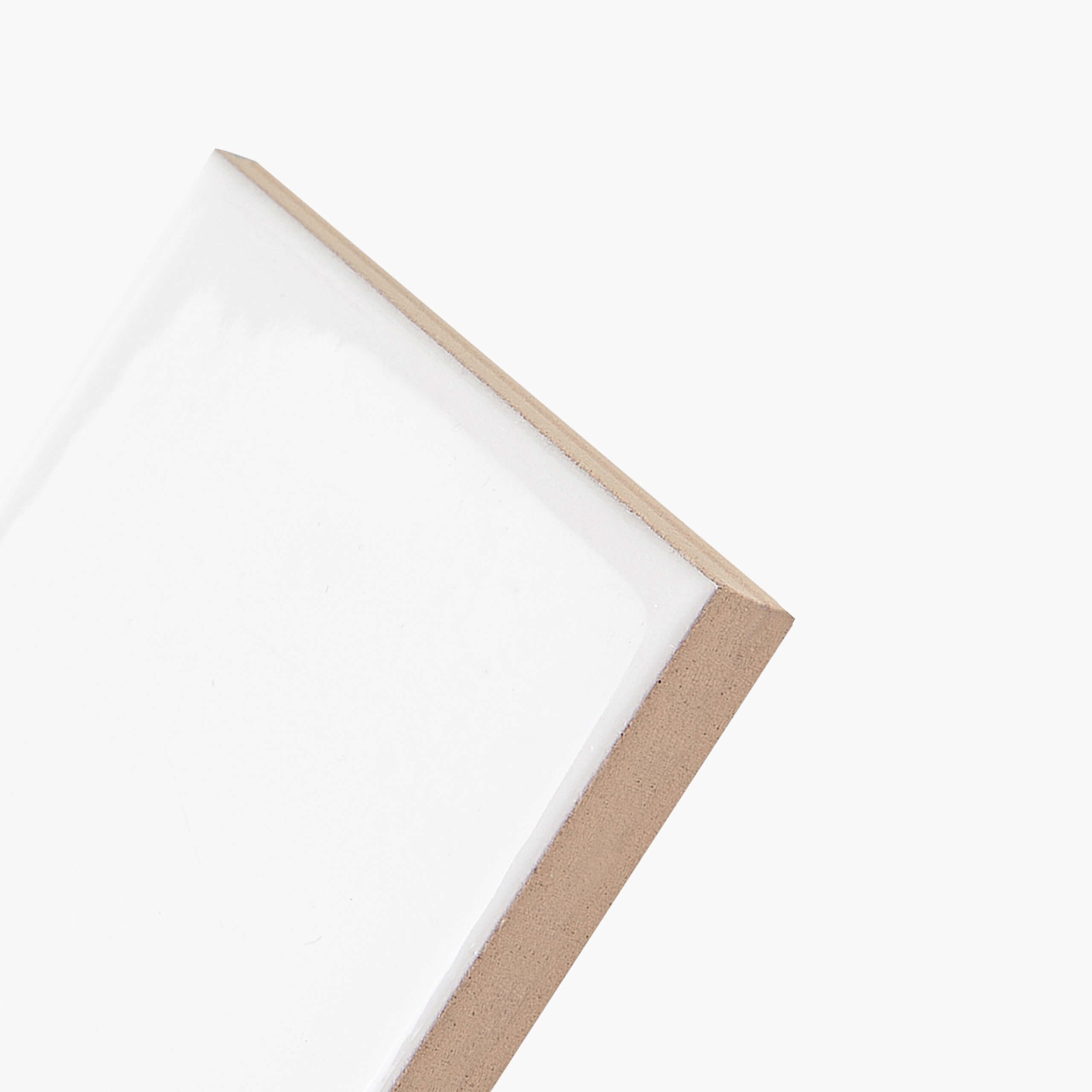 Glossy White Ceramic Flat Tile 75x300mm - Perfect for Kitchen Backsplash, Bathroom Walls & Flooring