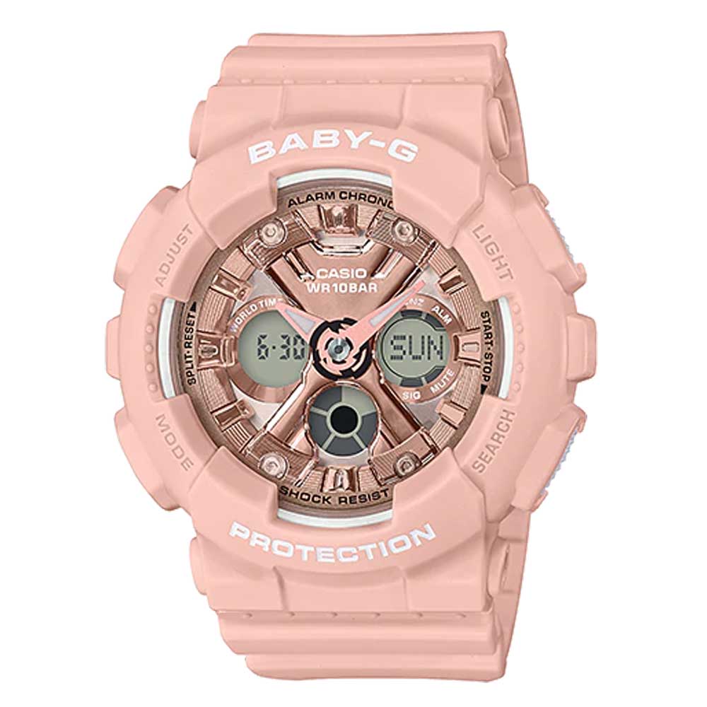 CASIO BABY-G BA-130-4ADR Women's Digital Sport Watch - Water Resistant, Shockproof, Trendy Style for Active Women - Perfect for Running, Gym, and Outdoor Adventures