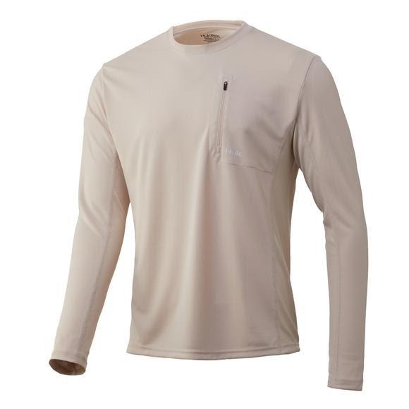 Huk ICON X Pocket Long Sleeve Fishing Shirt - UPF 50+ Sun Protection, Quick-Dry & Breathable for Men - Perfect for Saltwater, Freshwater & Offshore Fishing Adventures