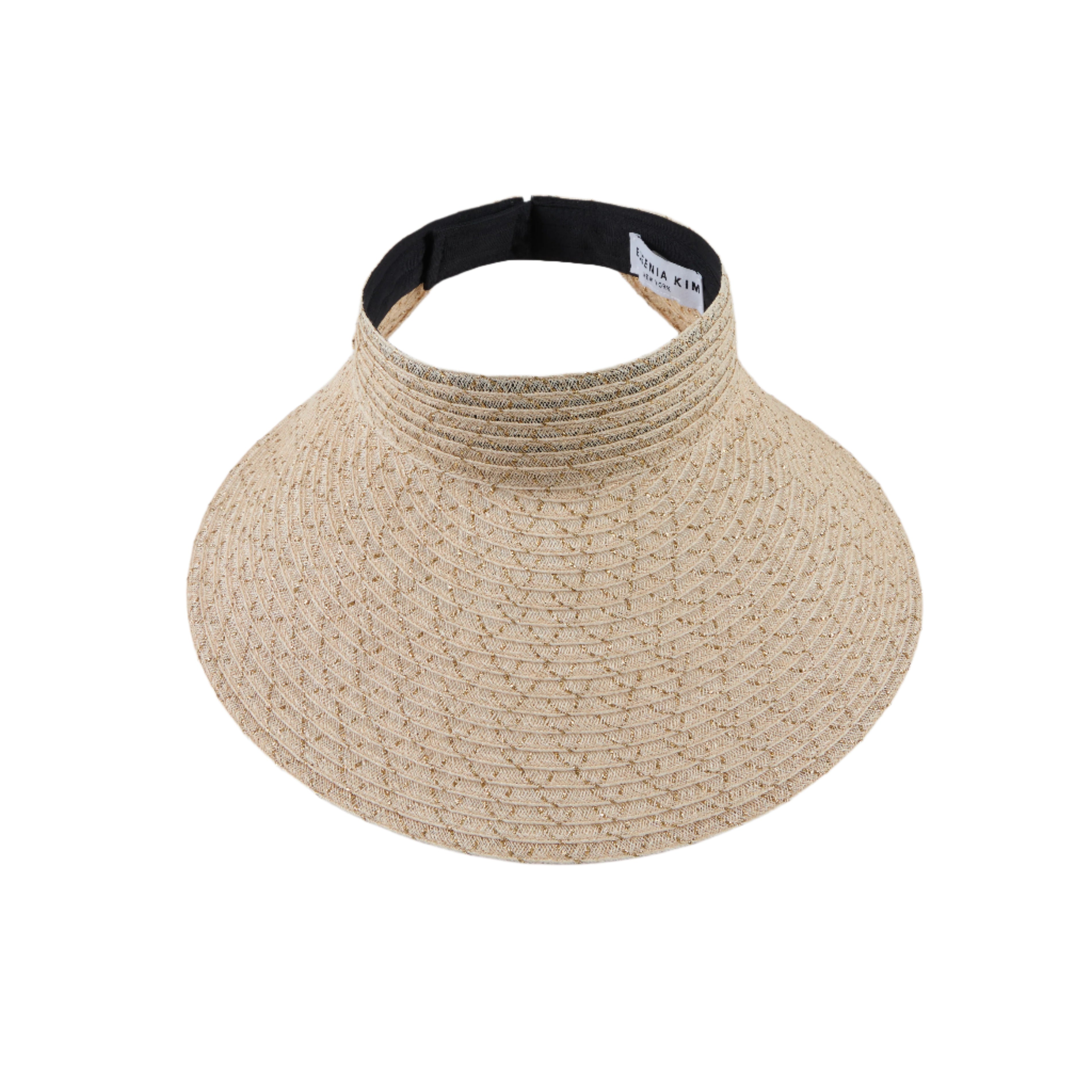 Trixie Ventilated Hemp Packable Sun Visor Hat - Breathable & Foldable for Outdoor Activities, Beach, Hiking, and Travel