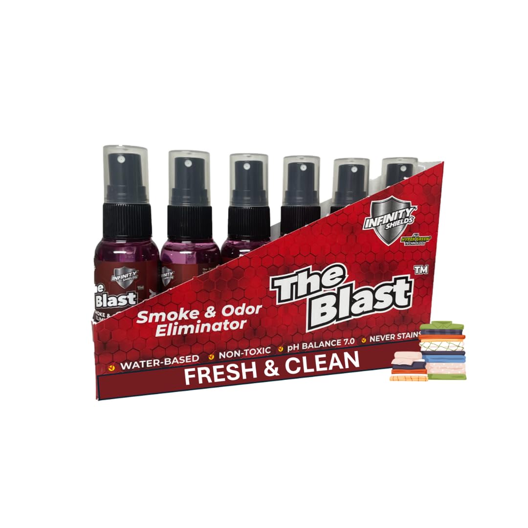Ultimate Air Fresheners for Home, Office & Car - Long Lasting Odor Eliminator & Smoke Odor Remover | 6-Pack Portable Fresheners (Fresh Clean Scent) for Bedrooms, Bathrooms, Cars & Workspaces