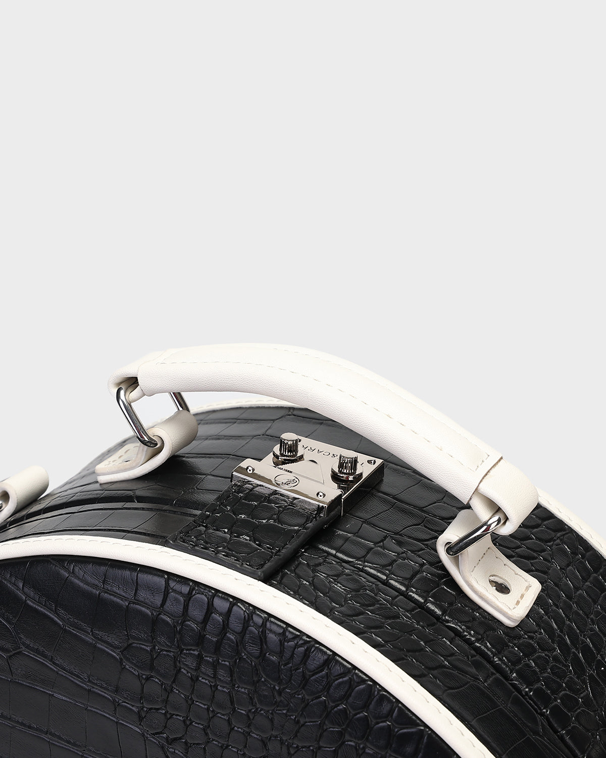 Black Croc Orb Bag - Stylish & Durable Crossbody Purse for Women | Perfect for Everyday Use, Travel & Shopping