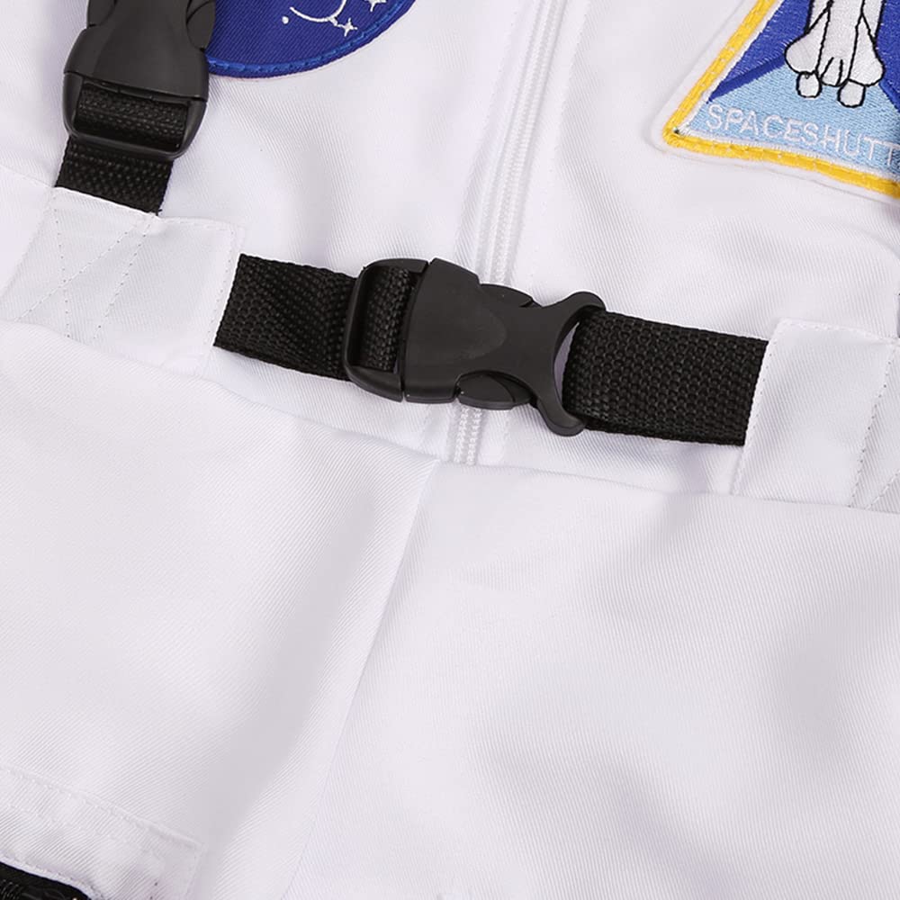 NASA Astronaut Costume for Kids - Space Jumpsuit for Boys & Girls | Halloween Dress Up, Birthday Party, Cosplay & Pretend Play
