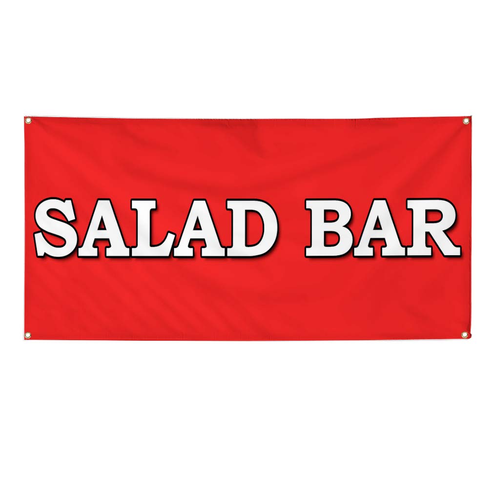 16x40 Inch Vinyl Banner - Weatherproof Outdoor Sign for Restaurants & Food Fairs