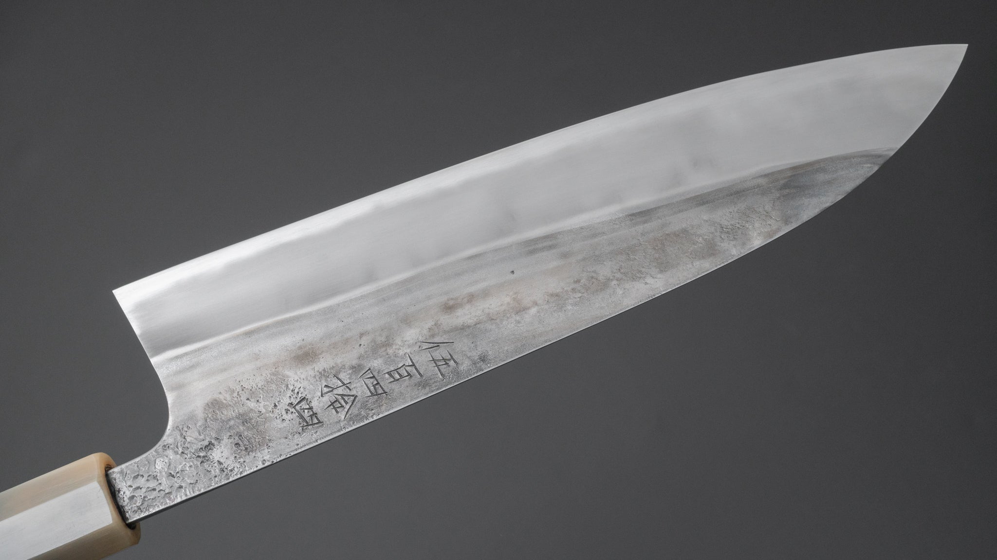 Premium Jiro Tsuchime Wa Gyuto 225mm Japanese Chef Knife with Taihei Tagayasan Handle - Perfect for Sushi, Meat Cutting & Professional Kitchen Use (#544)