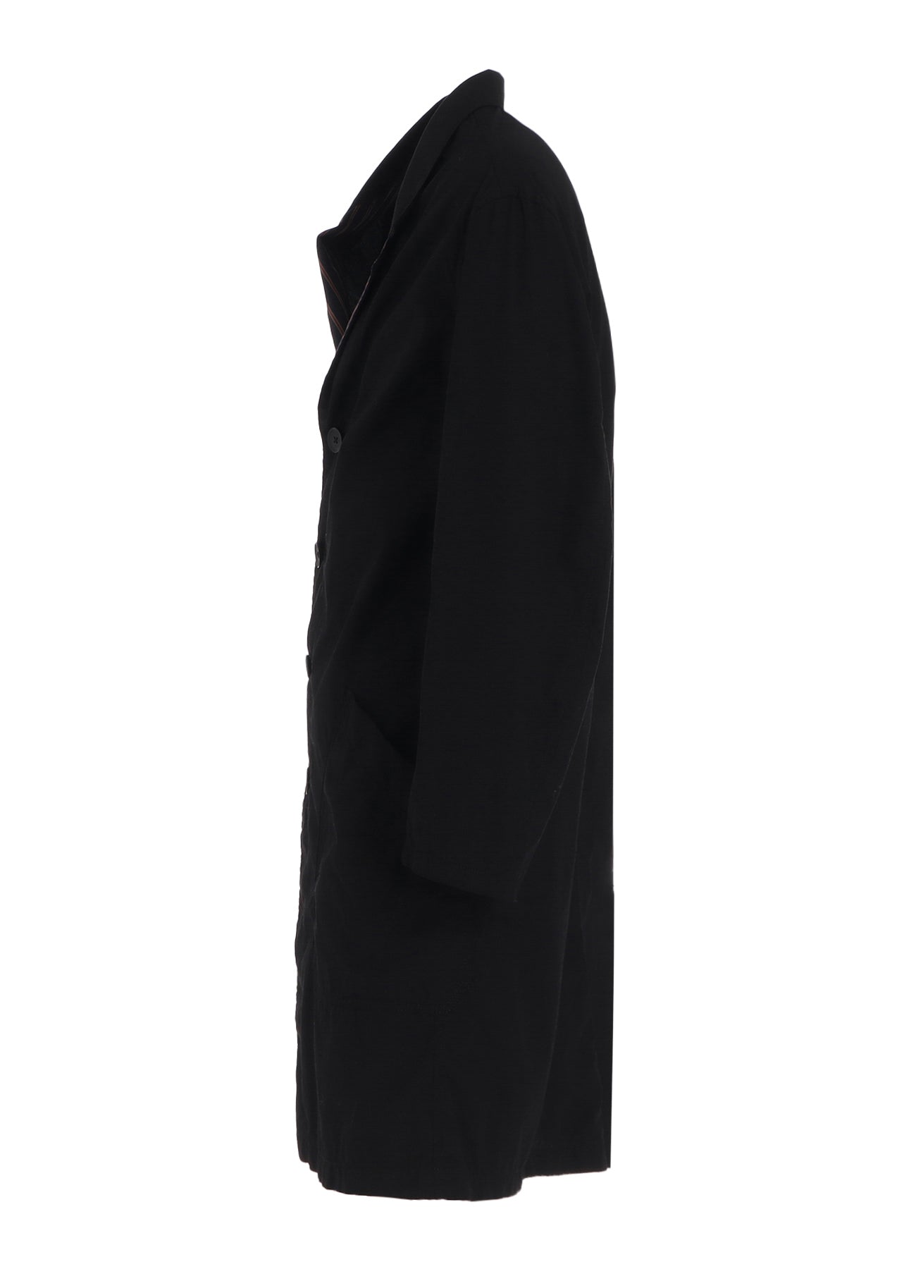 Cotton Broad & Cupra Stripe Long Jacket for Women - Stylish Striped Coat for Fall and Winter Fashion - Perfect for Office, Casual Outings, and Evening Events