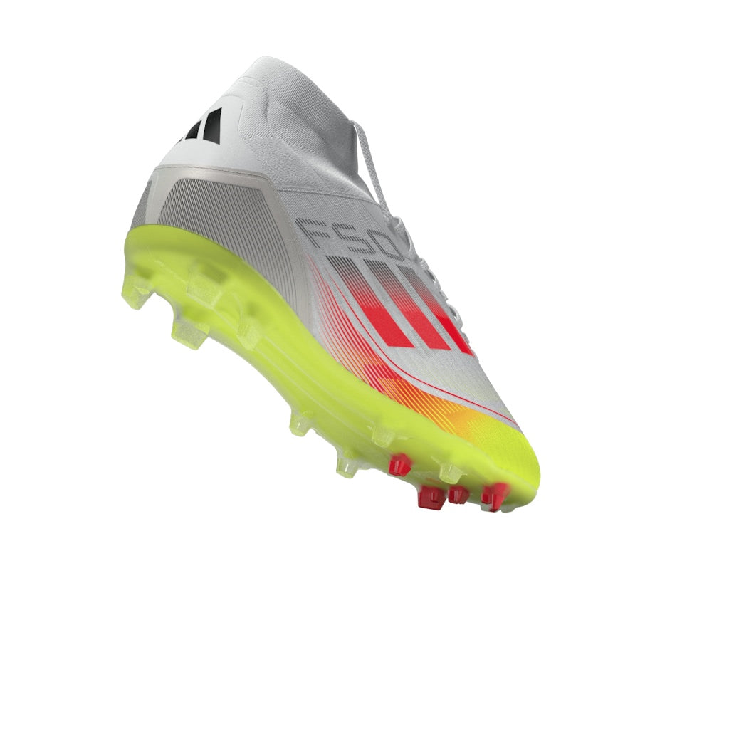 Adidas F50 League FG/MG Mid Women's Soccer Cleats 2025 - Lightweight Football Shoes for Women with Enhanced Traction - Perfect for Turf and Natural Grass Soccer Matches, Training & Competitive Play