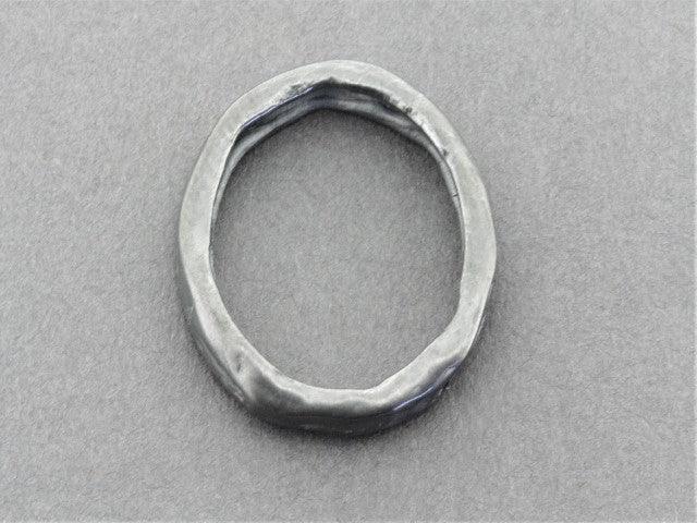Oxidized Silver Driftwood Band Ring - Boho Chic Jewelry for Women, Perfect for Beach Weddings & Everyday Wear
