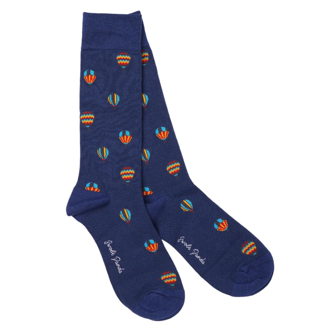 Hot Air Balloon Bamboo Socks for Women & Men - Soft Breathable Bamboo Fiber Socks for Everyday Wear, Hiking & Travel