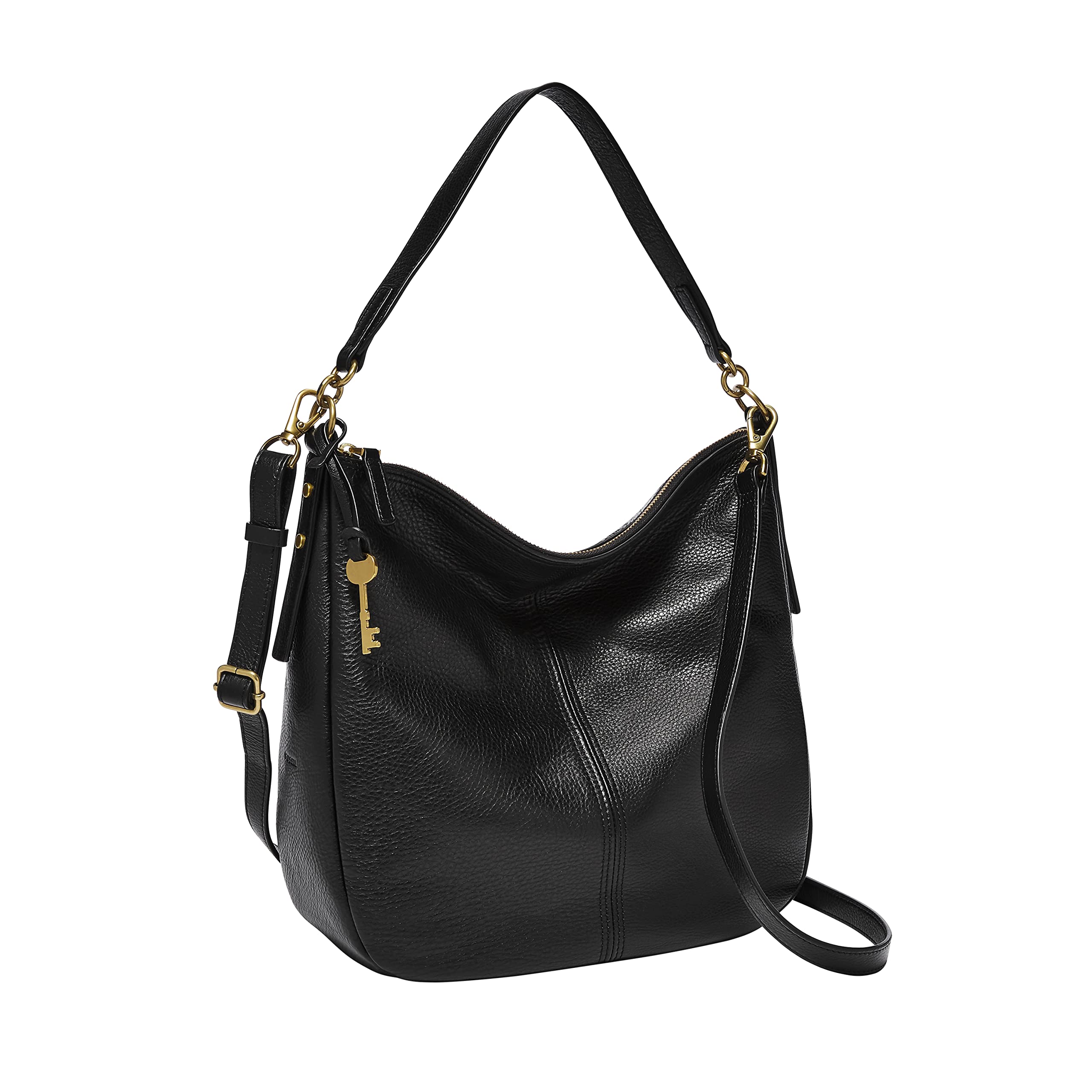Fossil Women's Jolie Leather Hobo Purse - Stylish Crossbody Handbag for Everyday Use | Perfect for Work, Travel & Casual Outings