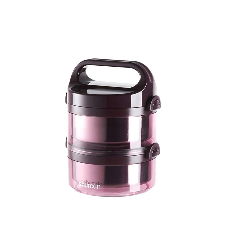 3-Tier Stackable Stainless Steel Thermal Lunch Box - Insulated Bento Food Container with Carrying Bag & Foldable Spoon | Perfect for Office, School, Picnics & Meal Prep