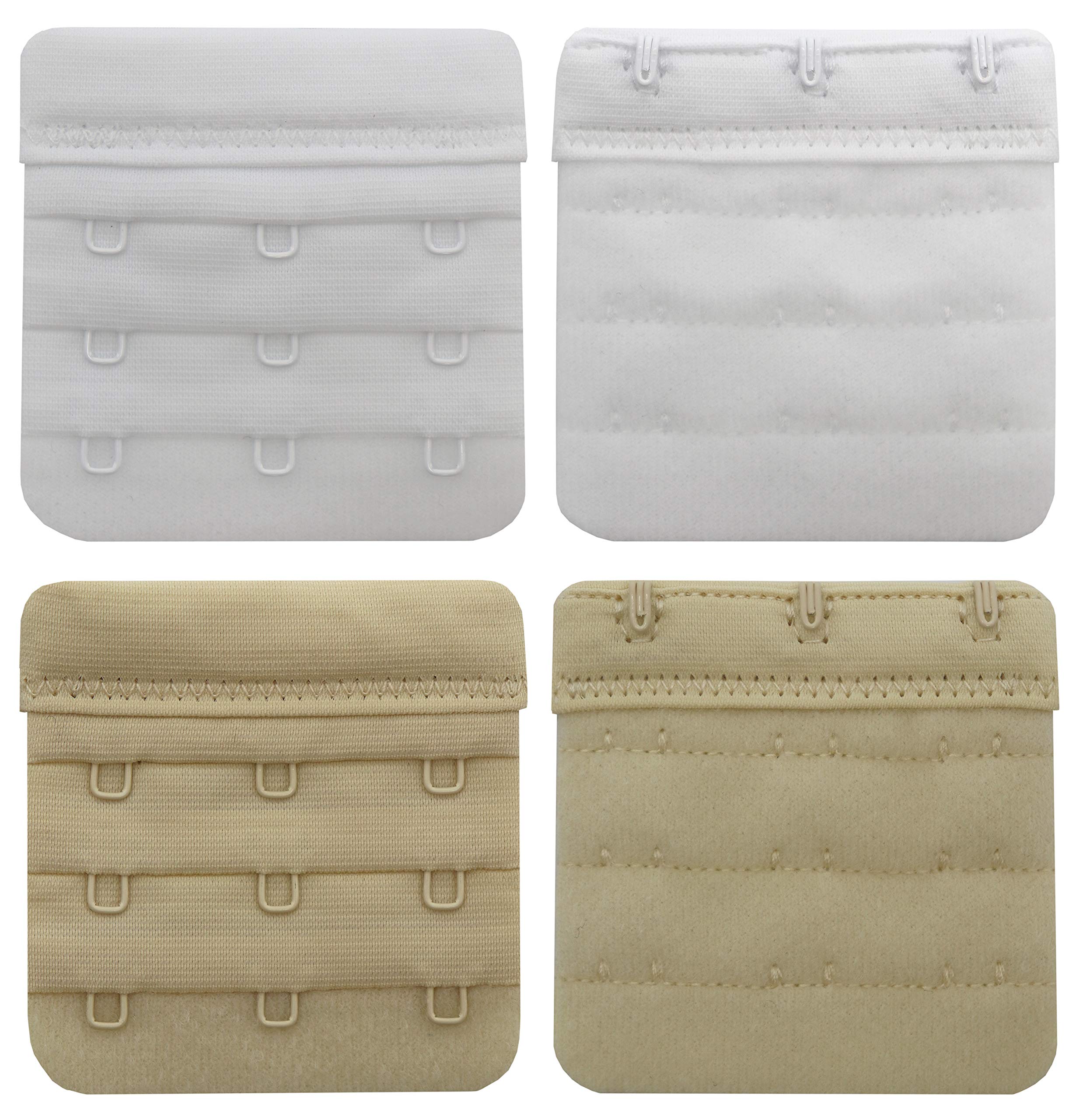 Tamlien Bra Extender 2 Hook/3 Hook/4 Hook/5 Hook - Soft & Comfortable Bra Band Extension for Women - Perfect for Pregnancy, Weight Fluctuations & Comfortable All-Day Wear