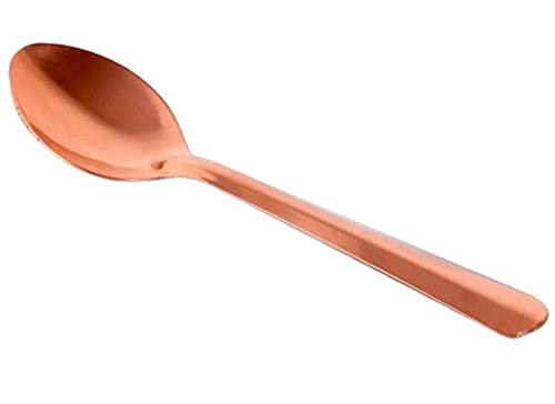 Vintage Solid Copper Cooking Spoon - Durable Kitchen Utensil for Baking, Stirring & Serving - Perfect for Soups, Sauces & Desserts