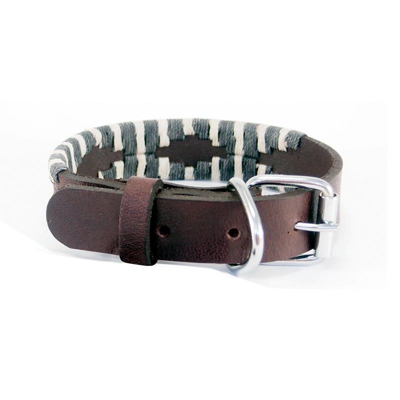 GEORGIE PAWS Hi Ho Silver Dog Collar - Stylish & Durable Pet Accessory for Small & Medium Dogs - Perfect for Walks, Training & Everyday Wear