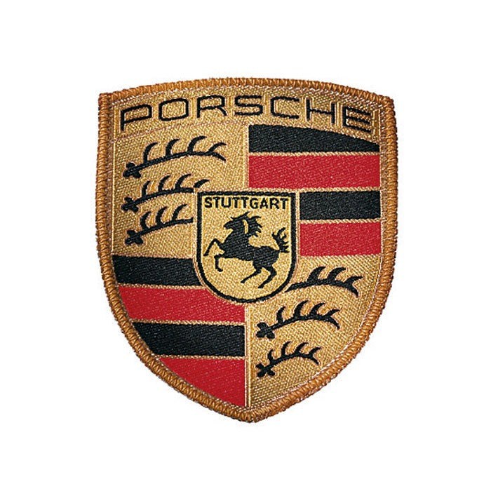 Porsche Embroidered Sew On Crest Patch - Premium Embroidered Badge for Jackets, Bags & Hats - Perfect for Customizing Clothing & Accessories