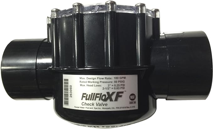 Pentair 65mm/80mm CPVC Check Valve - 2.5/3 Inch Slip/Spigot for Pool, Spa & Irrigation Systems - Prevent Backflow & Protect Water Pumps
