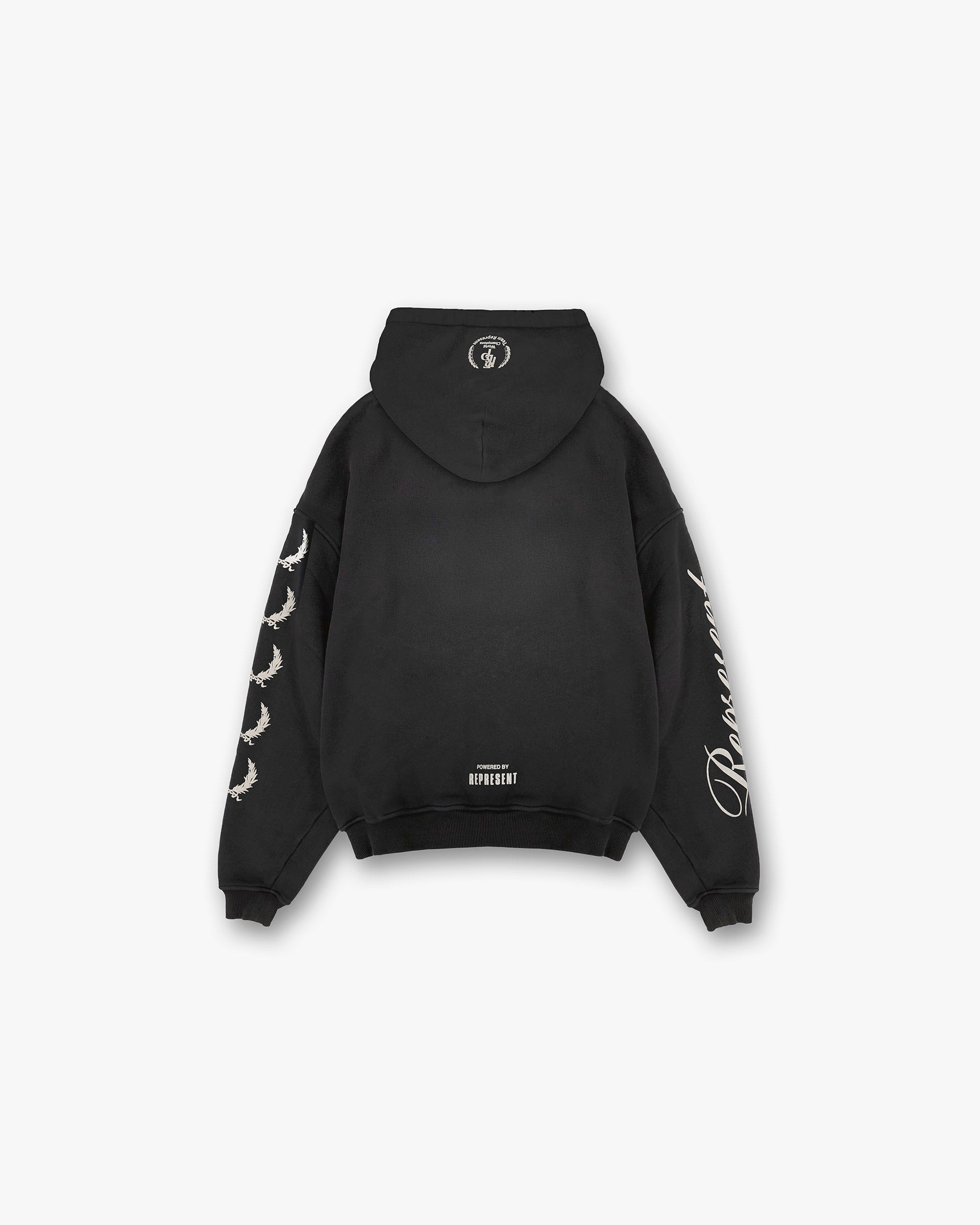 World Championship Hoodie - Stained Black | Comfortable & Stylish Pullover for Sports Fans & Athletes | Perfect for Gym, Running & Casual Wear
