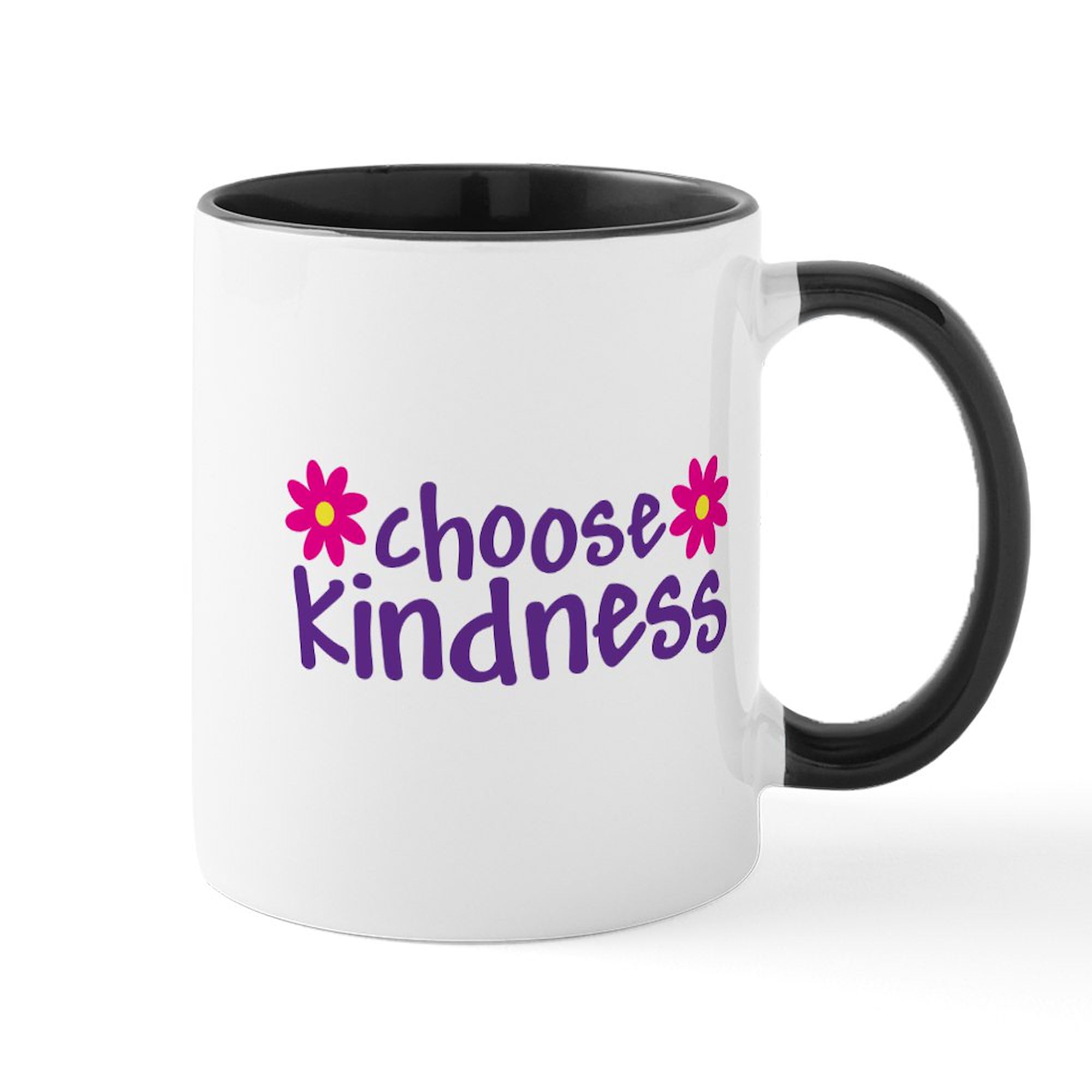 Choose Kindness Ceramic Coffee Mug 11 oz (325 ml) - Inspirational Gift for Teachers, Friends & Coworkers - Perfect for Office, Home & Daily Motivation