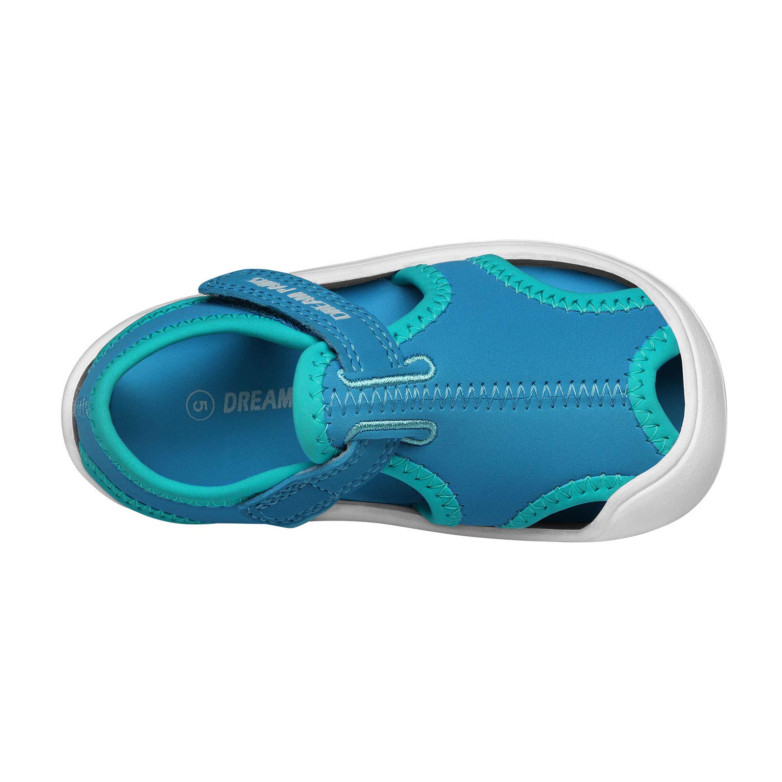 DREAM PAIRS Boys Girls Water Shoes for Toddler & Little Kid - Breathable Closed Toe Summer Sandals for Beach, Pool & Outdoor Play