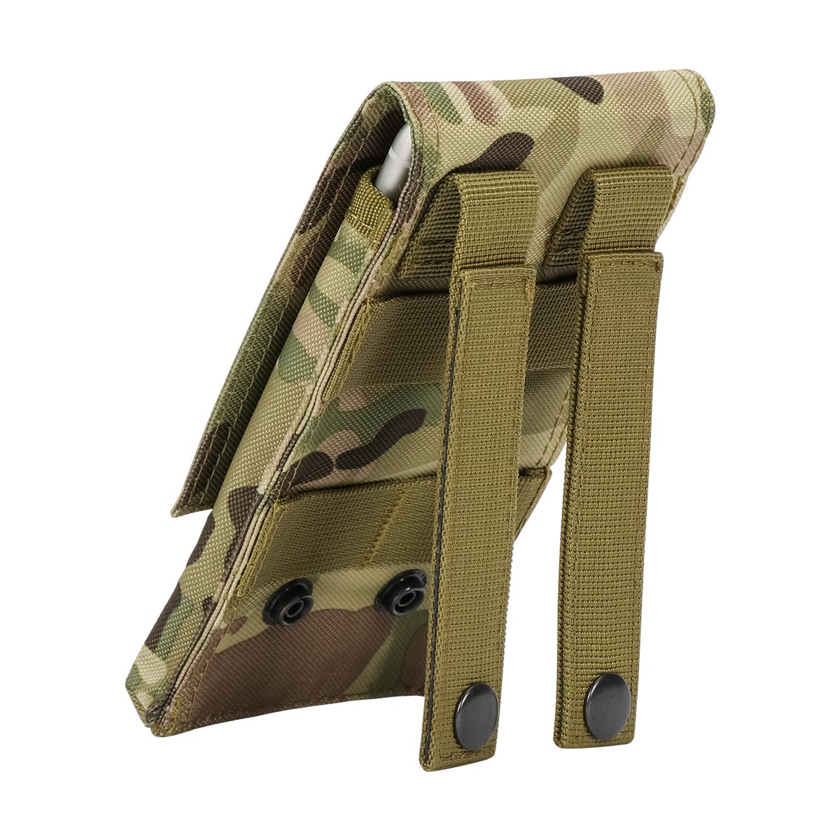 IronSeals Tactical MOLLE Phone Pouch Holster - Waist Belt Pouch with Quick Release Tab for iPhone 16 Pro Max/16 Pro/16/15 Pro Max/14 Pro Max/13 Pro Max/12 Pro Max/11 Pro Max - Perfect for Hiking, Camping & Outdoor Activities