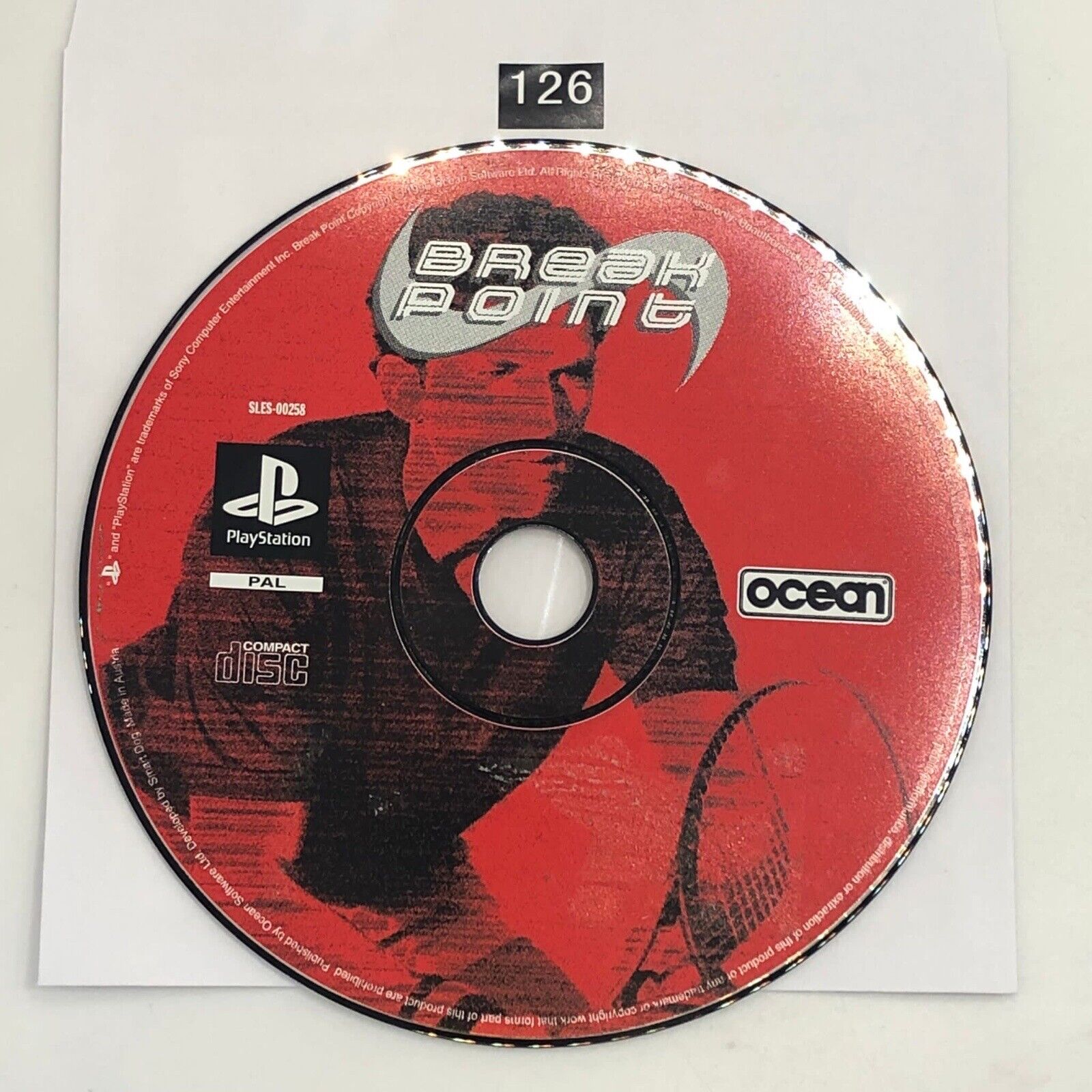 Break Point PS1 Playstation 1 Game Disc Only - Classic Fighting Game for Retro Gaming Enthusiasts - Perfect for Nostalgic Gaming Nights and Collectors