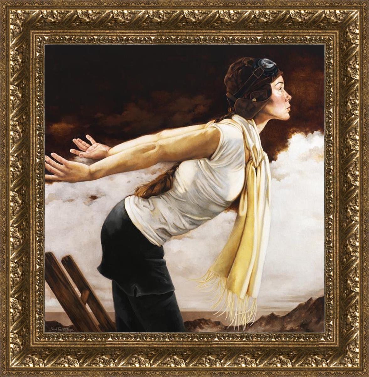 She Remembered She Could Fly - Inspirational Motivational Quote Wall Art for Home & Office Decor - Perfect for Bedroom, Living Room, or Workspace