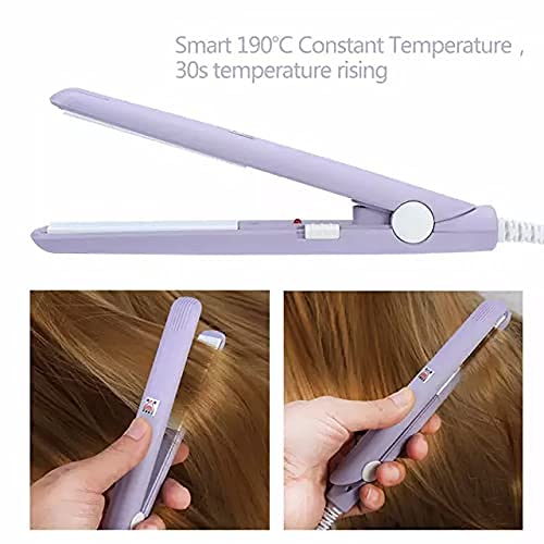 Professional Eyebrow Razor & Mini Hair Straightener Combo for Women - Perfect for Travel, Salon-Quality Brows & Smooth Hair at Home