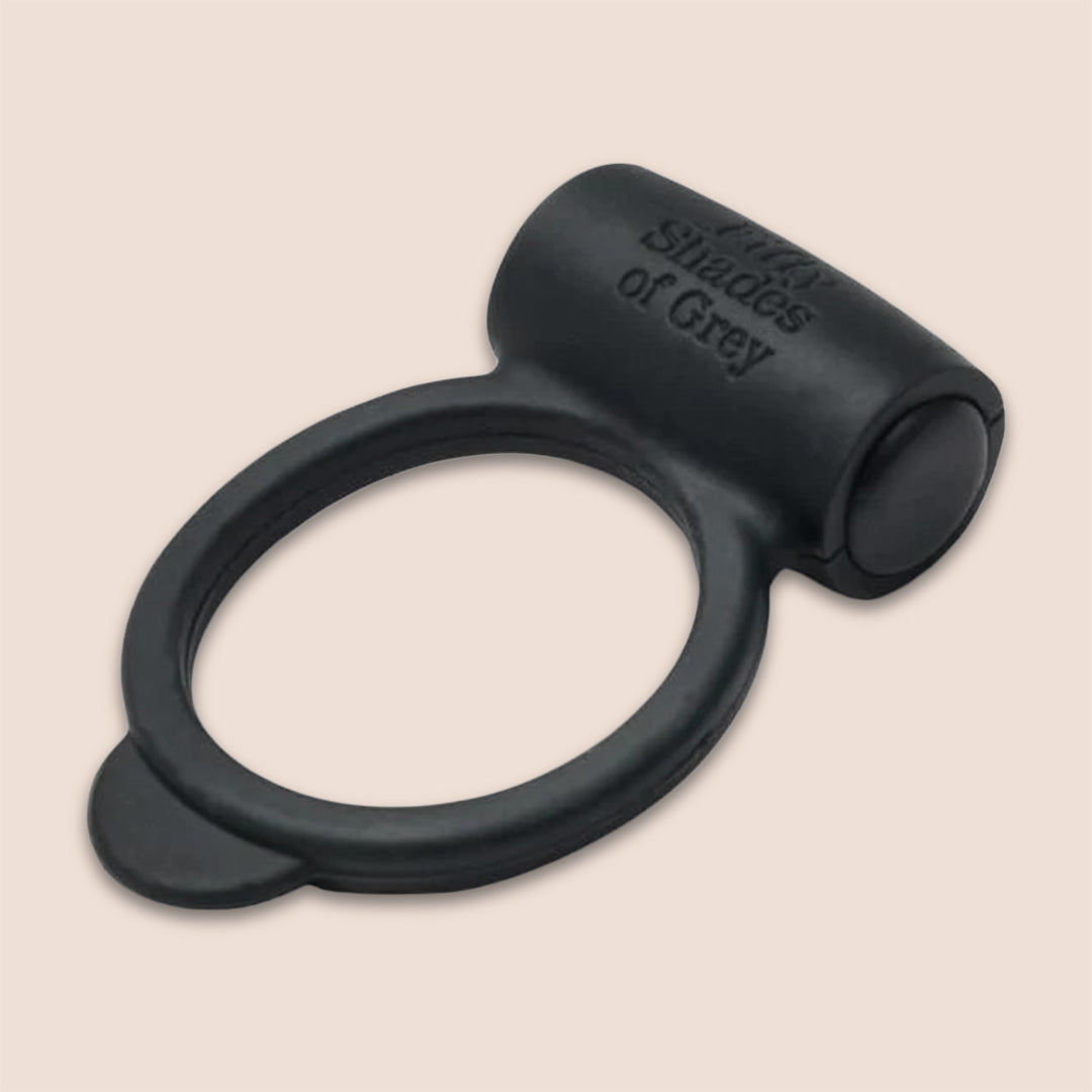 Fifty Shades of Grey Couples Vibrating Silicone Love Ring - Waterproof & Rechargeable for Enhanced Intimacy - Perfect for Couples, Valentine's Day & Romantic Nights