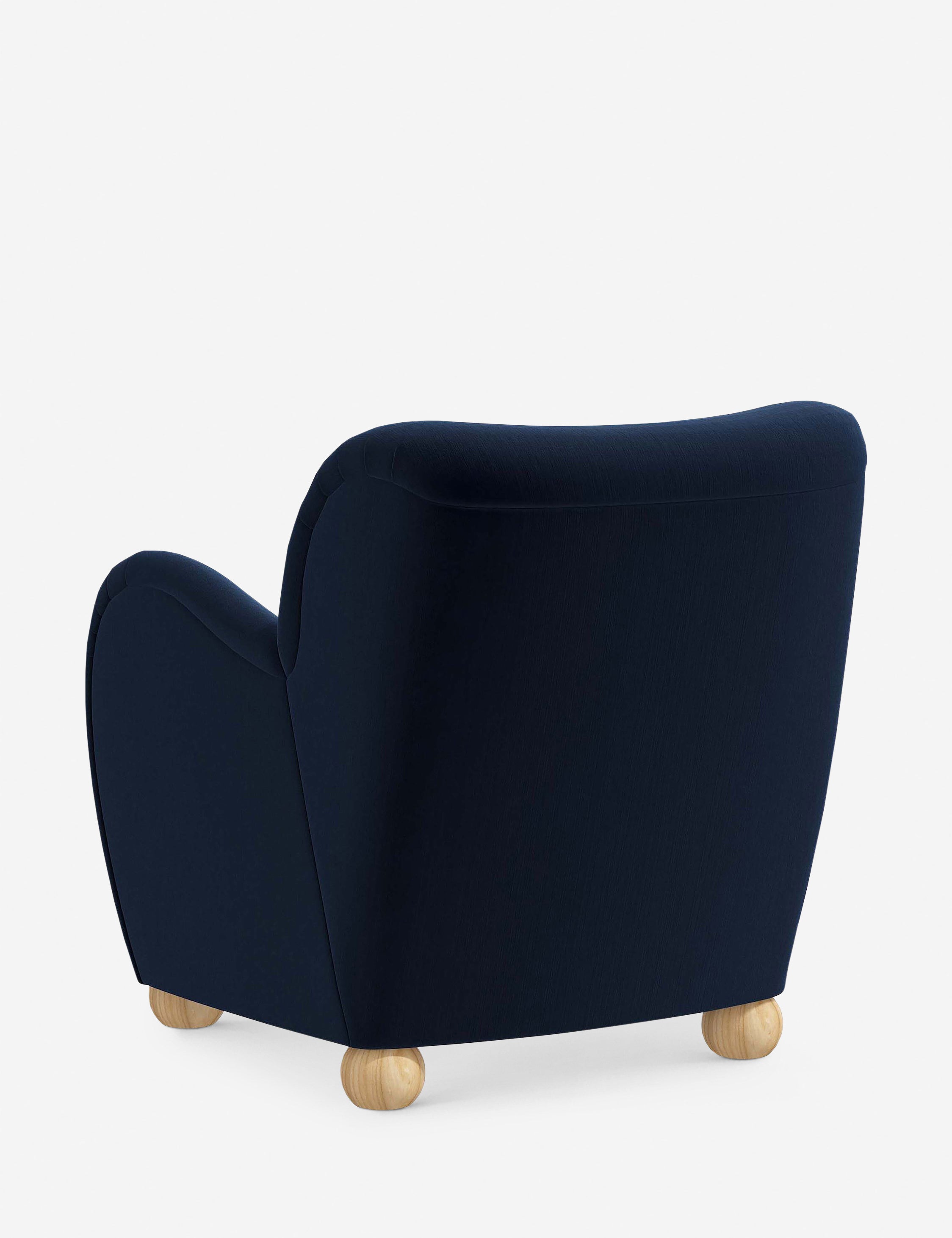 Baird Accent Chair - Modern Upholstered Lounge Chair for Living Room, Bedroom & Office - Stylish Comfortable Reading Chair with Wooden Legs - Perfect for Relaxing, Reading & Decorating Your Home