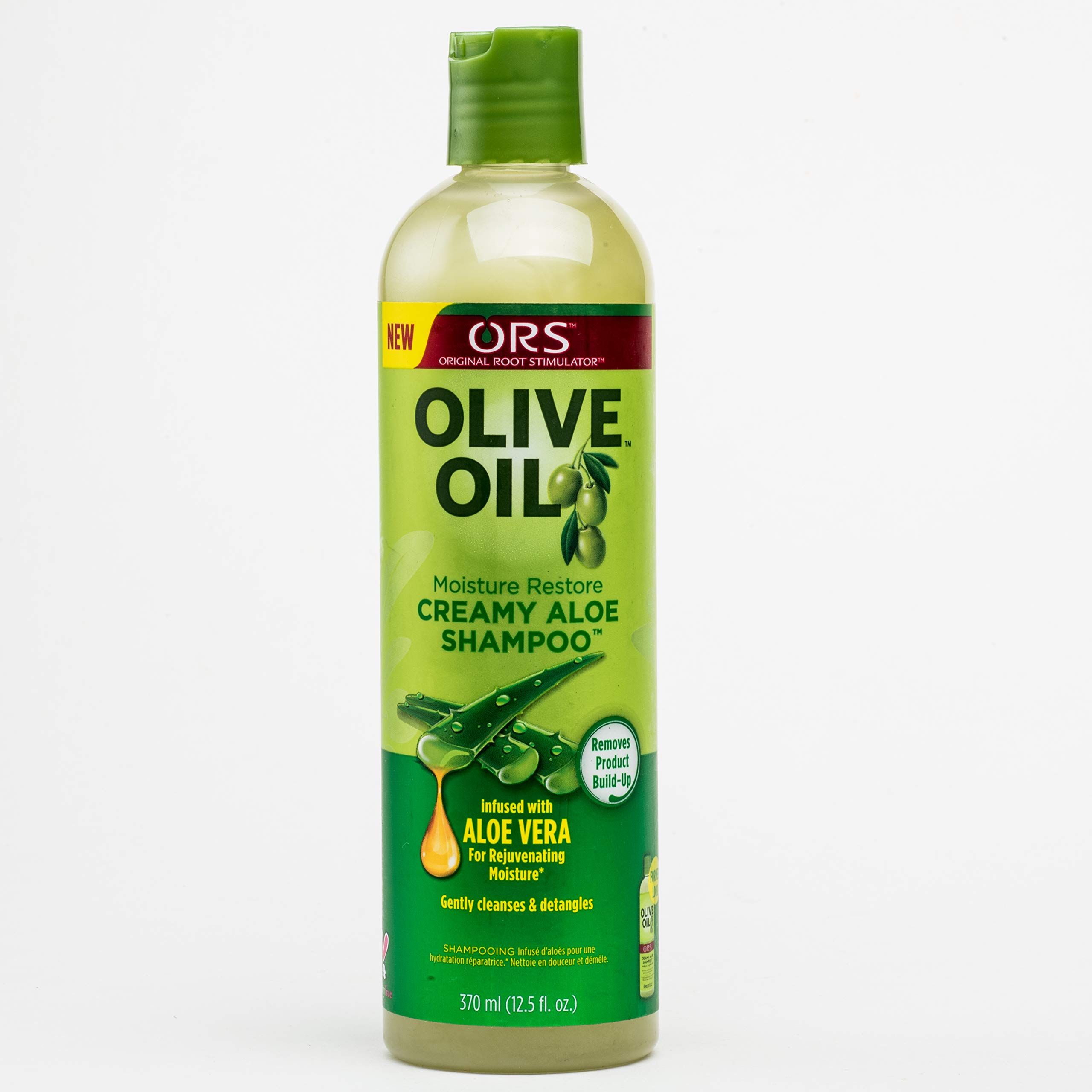 ORS Olive Oil & Aloe Vera Moisturizing Shampoo - 12.5 oz (Pack of 12) for Dry, Damaged Hair - Hydrating & Restorative Hair Care for Daily Use at Home or Salon