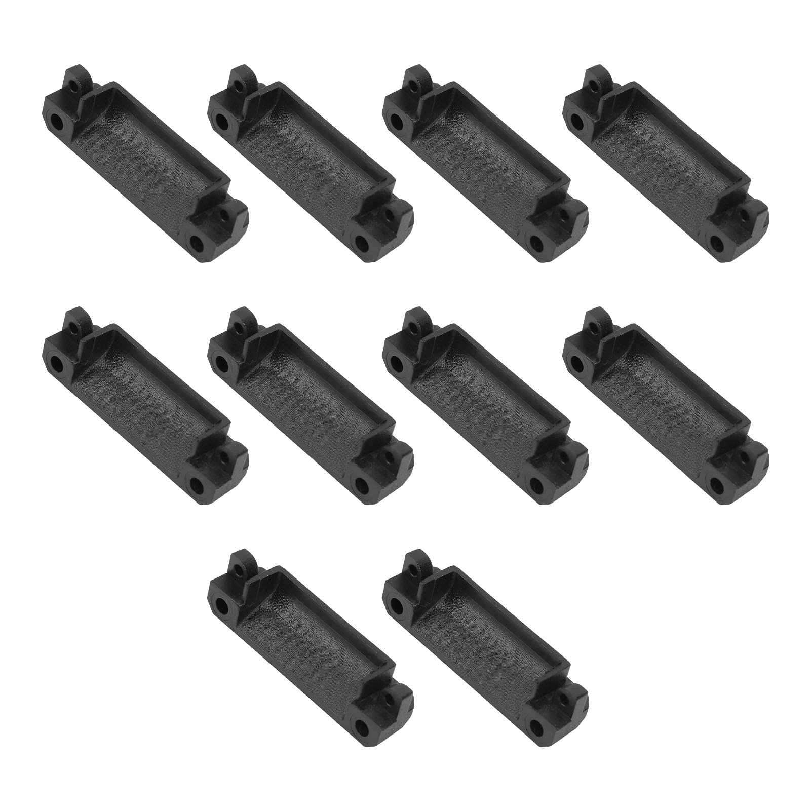 ViaGasaFamido 10Pcs ABS Blower Fan Air Guide Parts - High Efficiency Heat Dissipation & Thermal Conductivity Cooling Duct Replacement for 3D Printers | Perfect for DIY 3D Printing Projects & Printer Maintenance