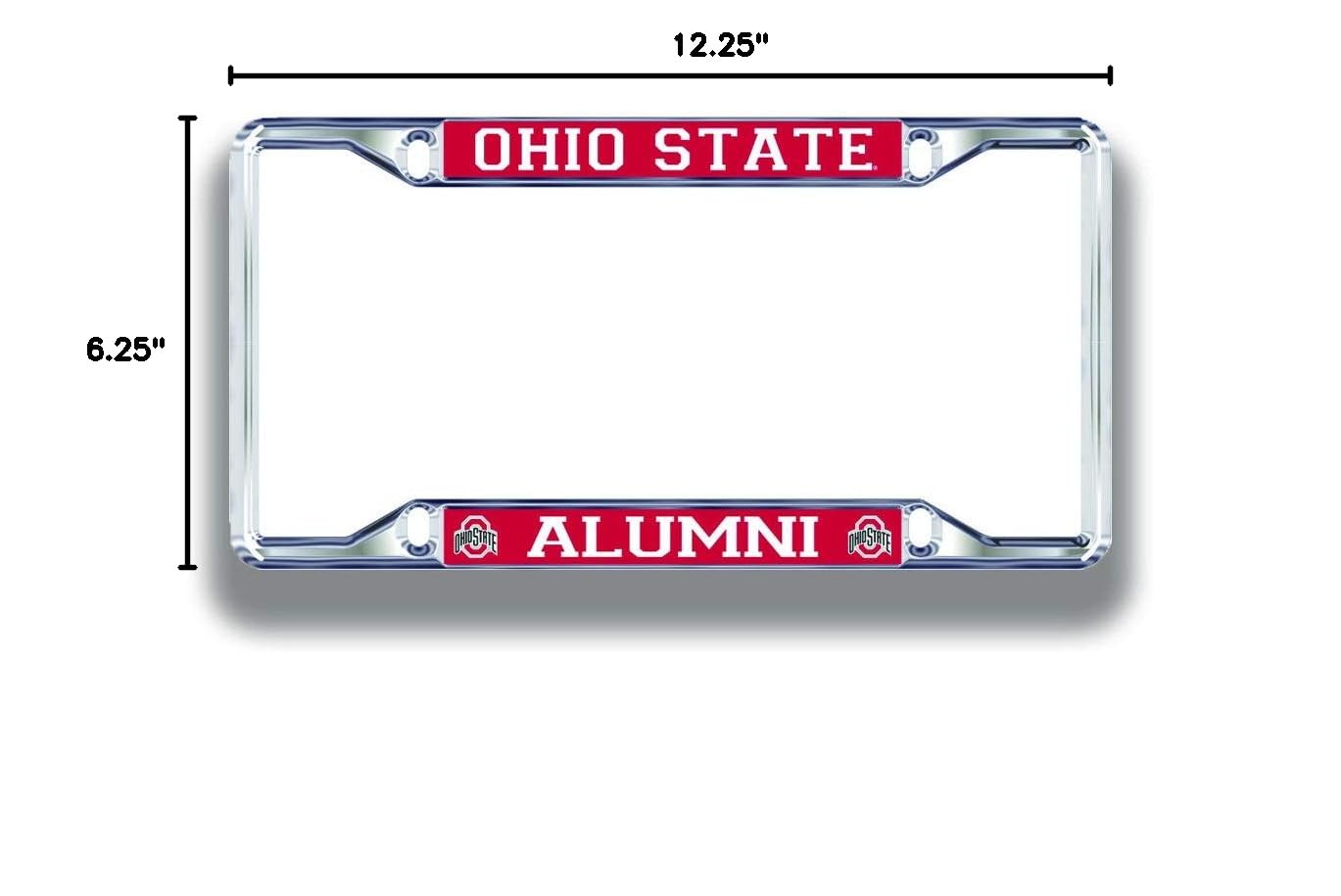 NCAA Licensed Alumni License Plate Frame - Officially Licensed College Fan Accessories for Cars, Trucks & Tailgating
