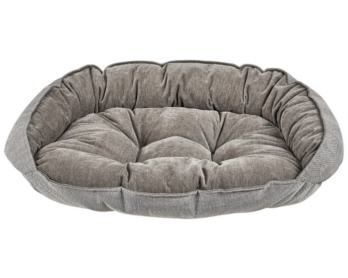 Truffle Crescent Bed - Modern Upholstered Platform Bed Frame for Bedroom - Perfect for Small Spaces & Cozy Home Decor