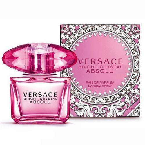 Versace Bright Crystal Absolu Eau de Parfum 90ml for Women - Floral Fruity Fragrance for Date Night & Special Occasions