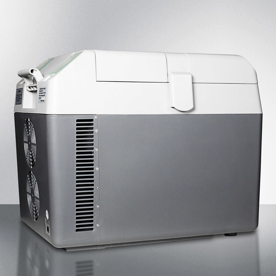 Accucold SPRF26 Portable Refrigerator and Freezer - 12V/24V DC & 110V AC, 26 Quart Compact Cooler for Camping, Road Trips, and Outdoor Adventures