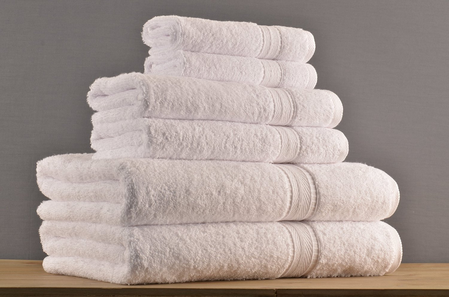 Premium 100% Turkish Cotton Bath Towels - Ultra Soft & Absorbent, White (Set of 6) | Luxury Hotel & Spa Quality for Home, Gym, Beach & Travel