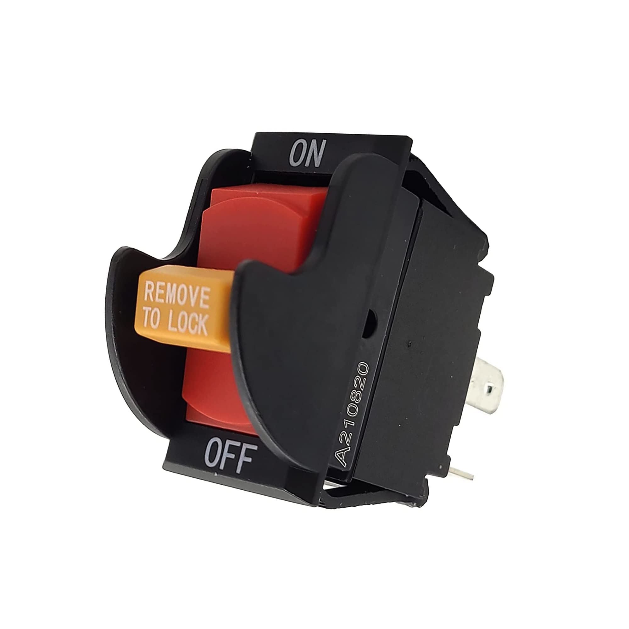 HAKATOP SW7B 2-Prong On/Off Toggle Switch Replacement for Delta & Ryobi Power Tools - Compatible with Table Saws, Drill Presses, Models 489105-00 & 46023 - Durable Aftermarket Power Switch for Workshop & DIY Projects