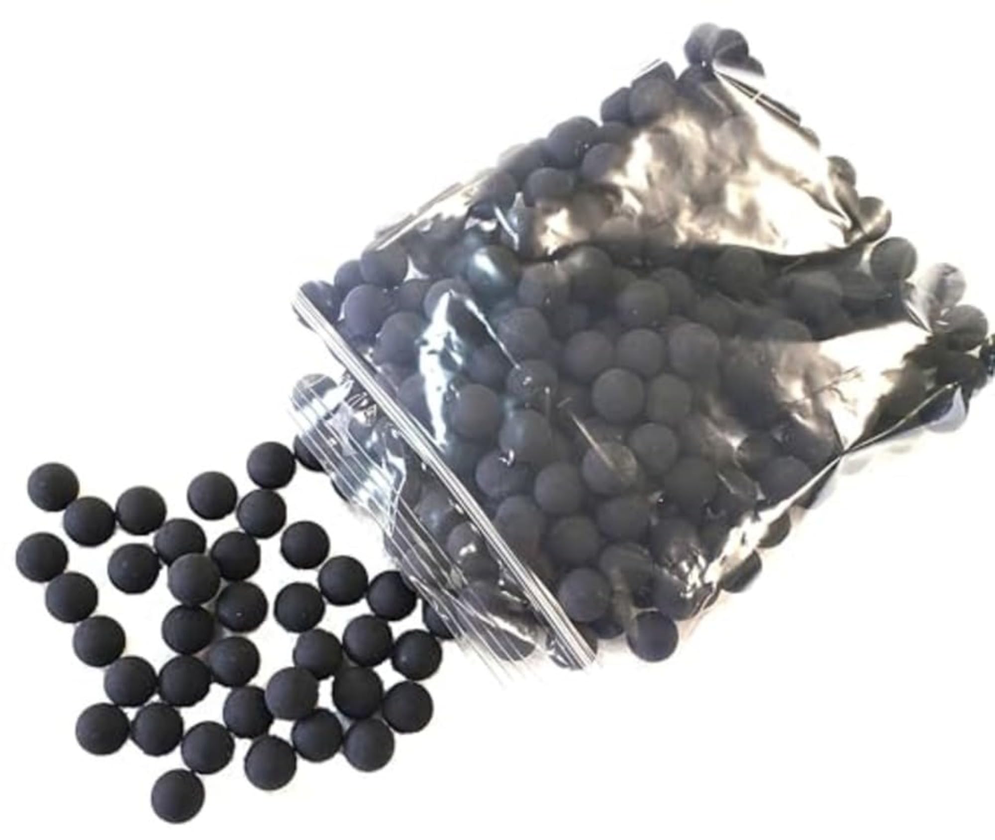 .43 Cal / .50 Cal / .68 Cal Reusable Rubber Training Balls for Paintball Guns - Perfect for Target Practice & Tactical Drills