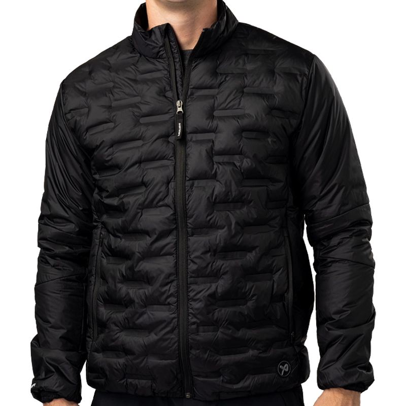 Bauer FLC Packable Puffer Jacket for Men - Lightweight Winter Coat, Water-Resistant, Warm Insulated Hooded Jacket - Perfect for Outdoor Activities, Hiking & Travel