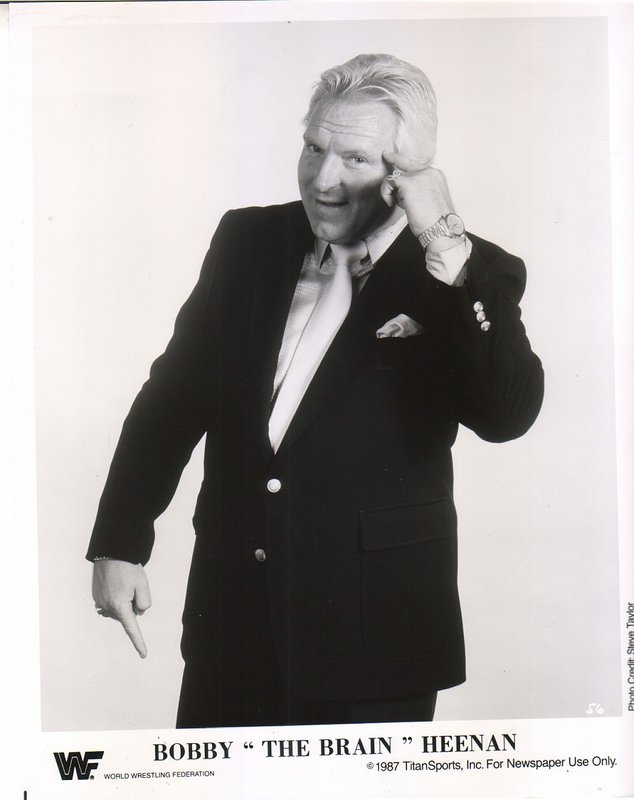1987 Bobby The Brain Heenan Wrestling Collectible - Vintage WWE Memorabilia for Fans & Collectors - Perfect for Display, Gifts & Wrestling Enthusiasts