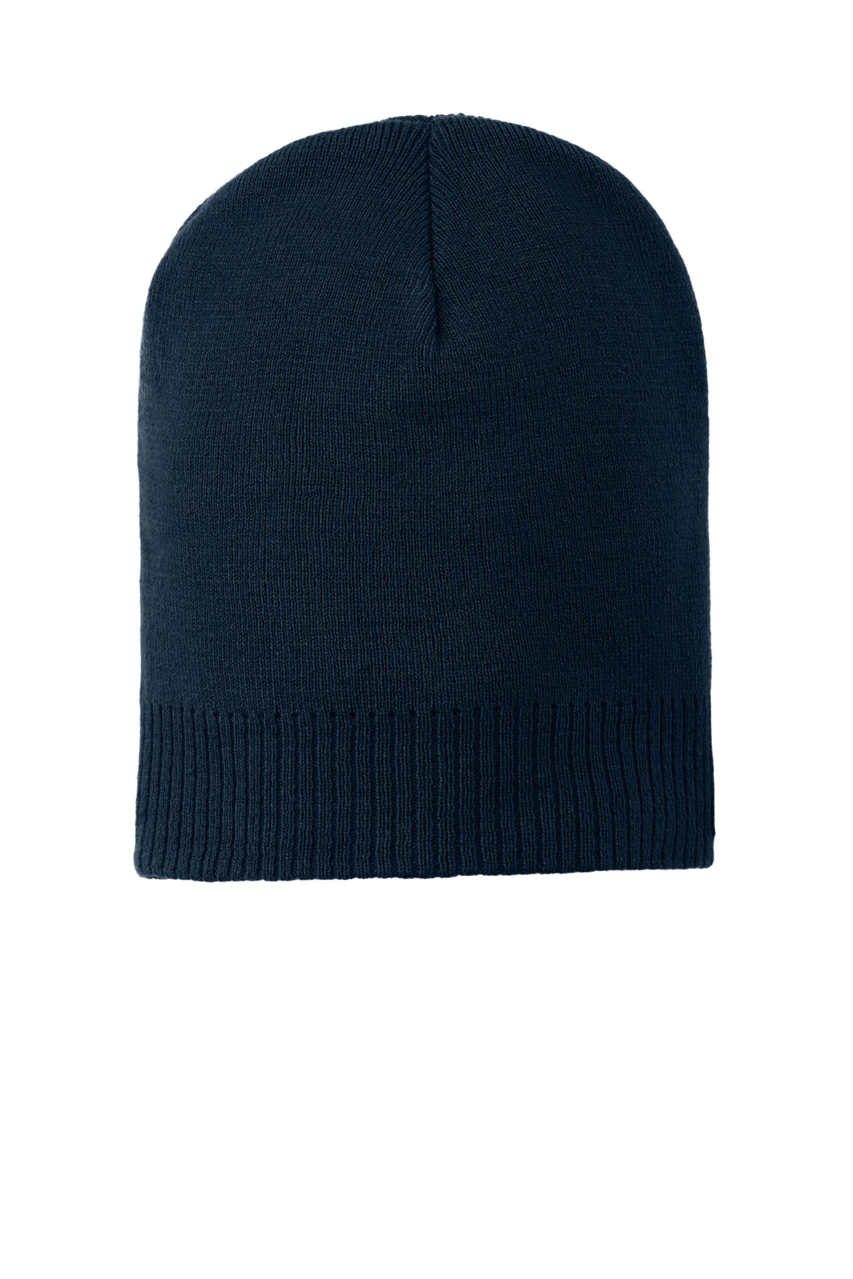 Port Authority Cotton Winter Beanie Hat for Men & Women - Warm Knit Skull Cap for Cold Weather - Perfect for Skiing, Snowboarding & Outdoor Activities