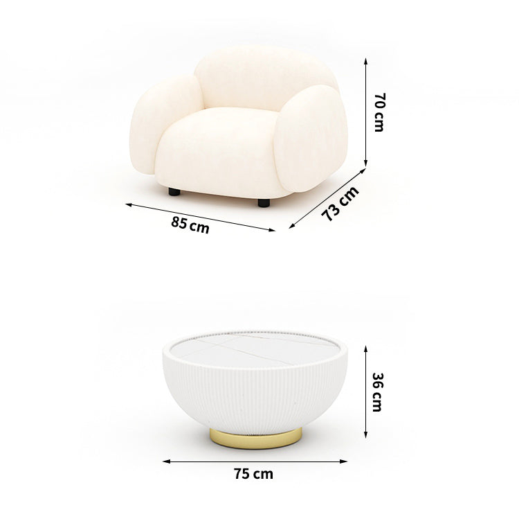 Stretch Canape Sofa Set - Modern Convertible Sectional Couch for Living Room | Comfortable Lounge Furniture for Small Spaces & Apartments | Perfect for Relaxing, Entertaining & Movie Nights