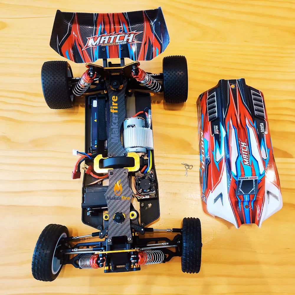 High Performance 3mm Carbon Fiber Top Brace Board for 104001 Car - Lightweight & Durable Auto Upgrade for Racing & Street Performance