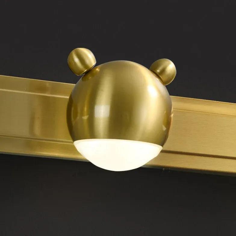 Modern Bear Mirror Front Bathroom Wall Lights - Elegant Vanity Lighting for Makeup & Grooming - Perfect for Bedroom, Bathroom, and Dressing Room Decor