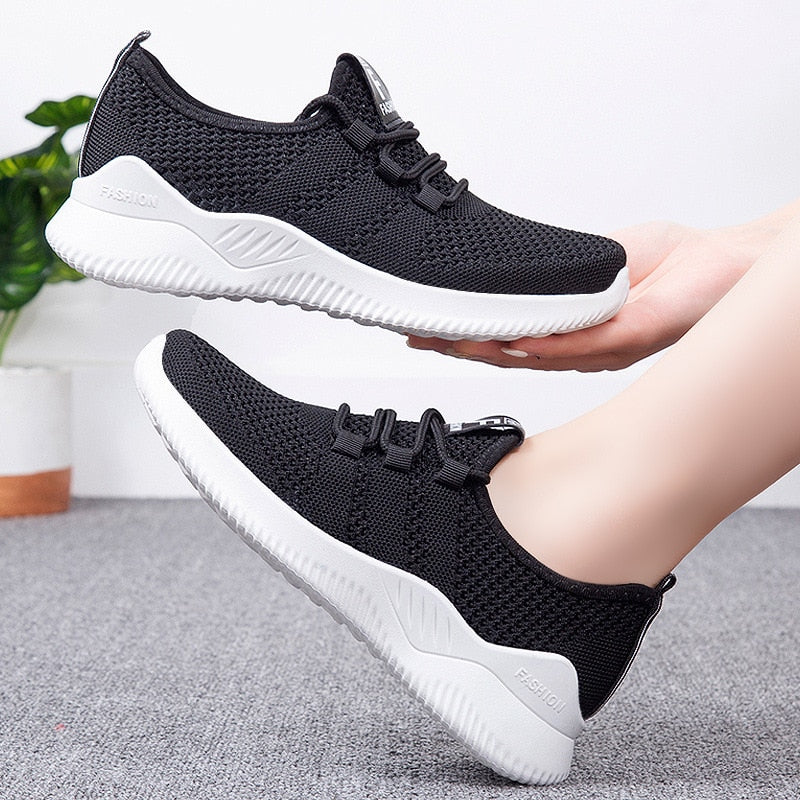 Women's Air Mesh Breathable Walking Shoes - Lightweight Comfort for Walking, Running & Travel - Perfect for Daily Wear, Gym & Outdoor Activities