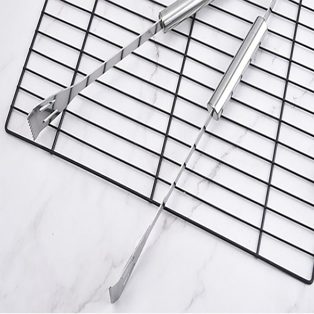 Premium Emilio 15-Piece Stainless Steel BBQ Grill Tool Set with Carrying Case - Perfect for Backyard Grilling, Camping & Outdoor Cooking Parties