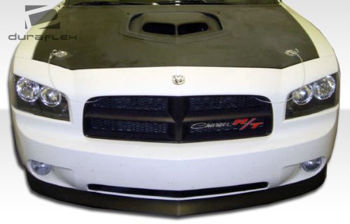 Duraflex Daytona Style Front Lip Spoiler for 2006-2010 Dodge Charger - 1PC ABS Plastic Body Kit - Enhance Aerodynamics & Sporty Look for Street Racing & Car Shows